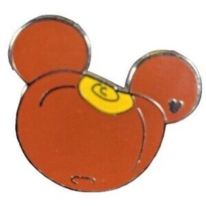 Disney Mickey Mouse Trading Pin Walnut Icon Hidden Mickey Lapel Pin Brooch Badge